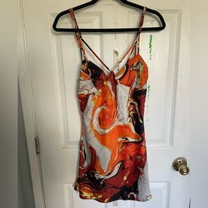 NWT Urban Outfitters Silky Mini Dress